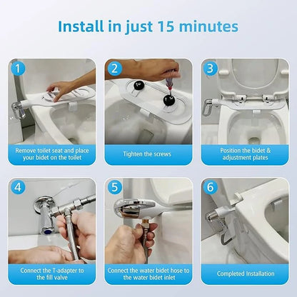 Bidet Toilet Seat Attachment – Easy & Hygienic
