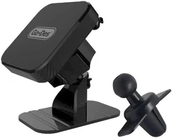 2-in-1 Magnetic Car Phone Holder – 360° Adjustable