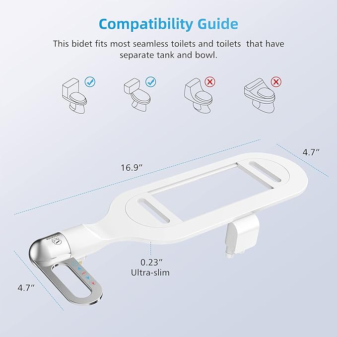 Bidet Toilet Seat Attachment – Easy & Hygienic